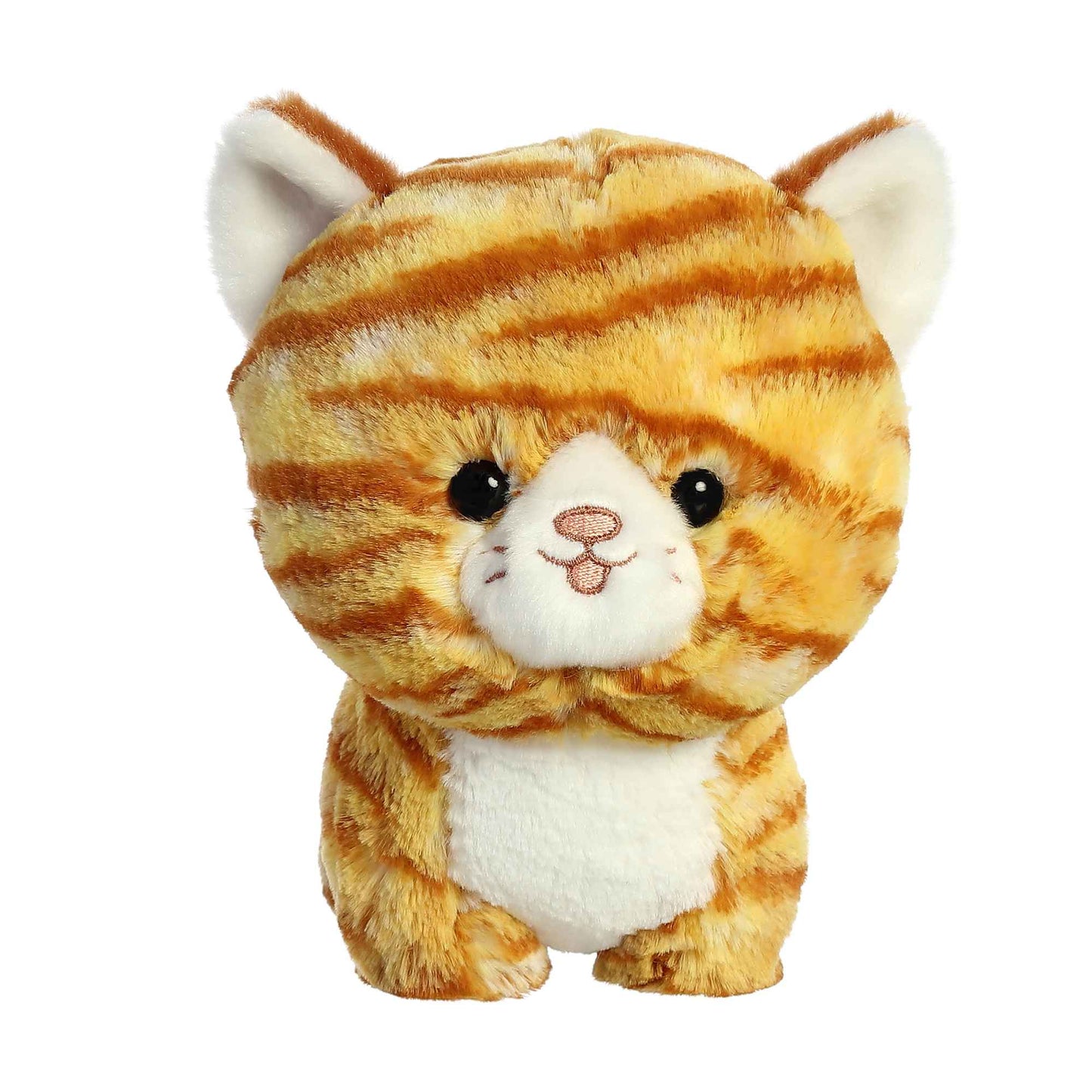 7" TABBY CAT ORANGE PLUSH
