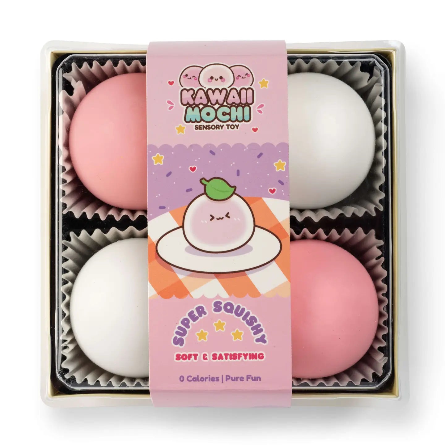 Kawaii Mochi 4 Pack Sensory Fidget Toys