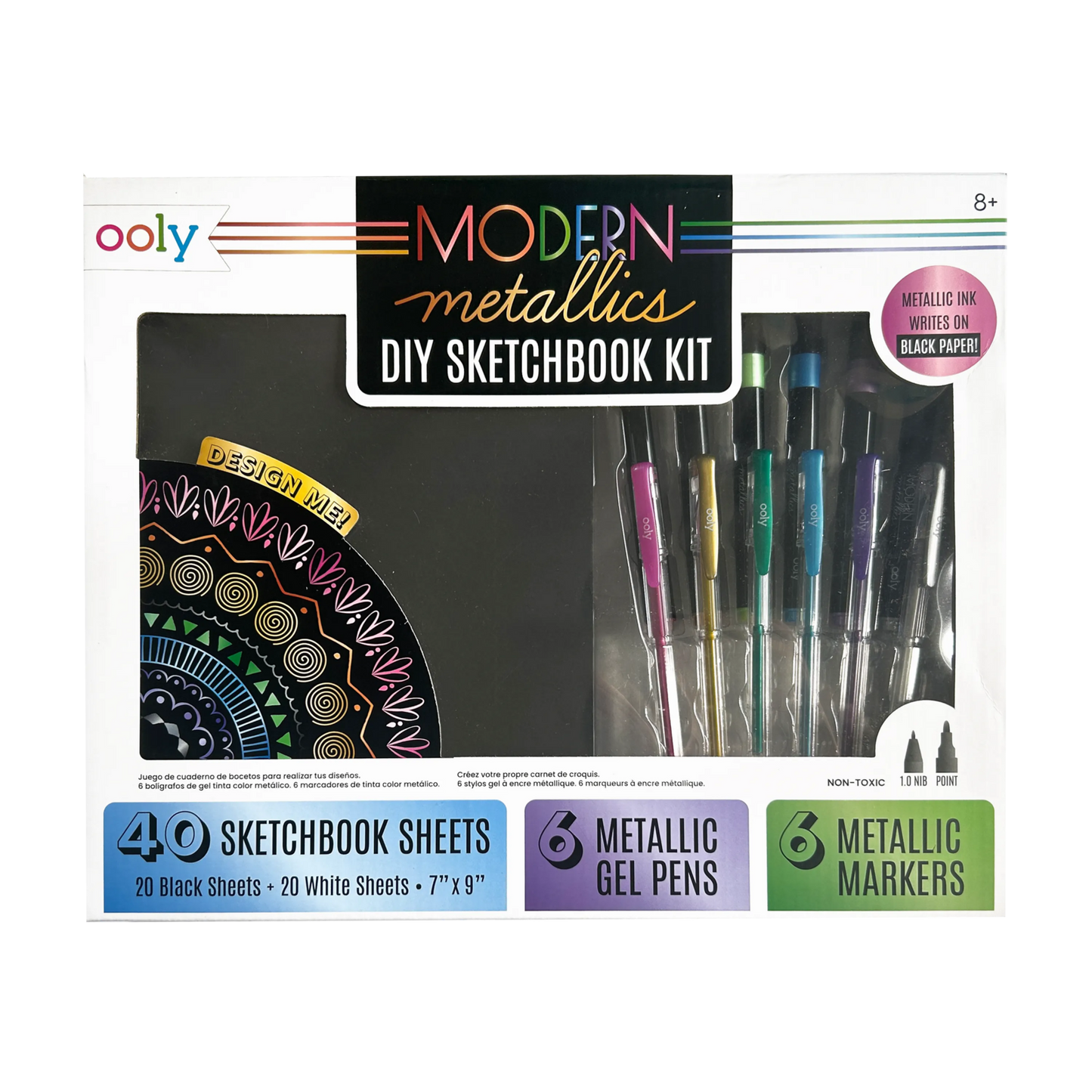MODERN METALLICS DIY SKETCHBOOK KIT