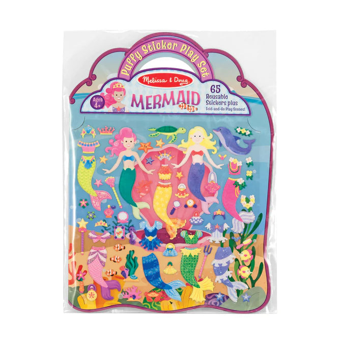 PUFFY STICKER PLAY SET MERMAID