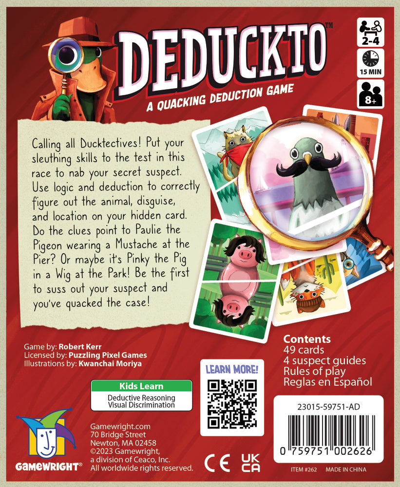 Deduckto: A Quacking Deduction Game