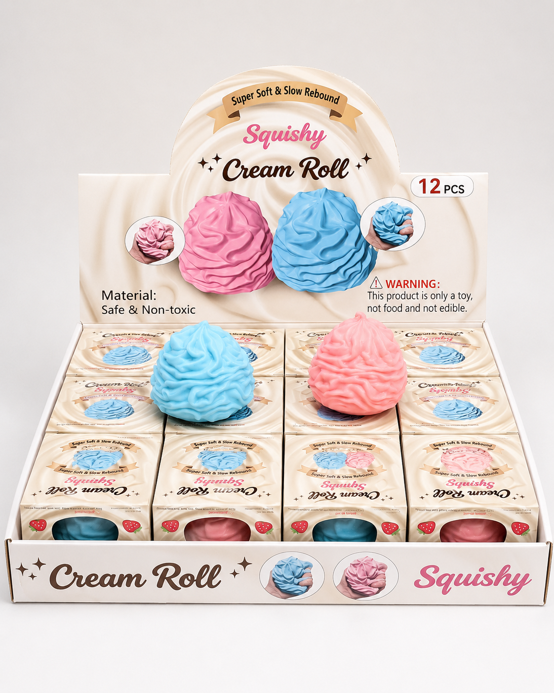 Crunchy Cream Roll Squishy
