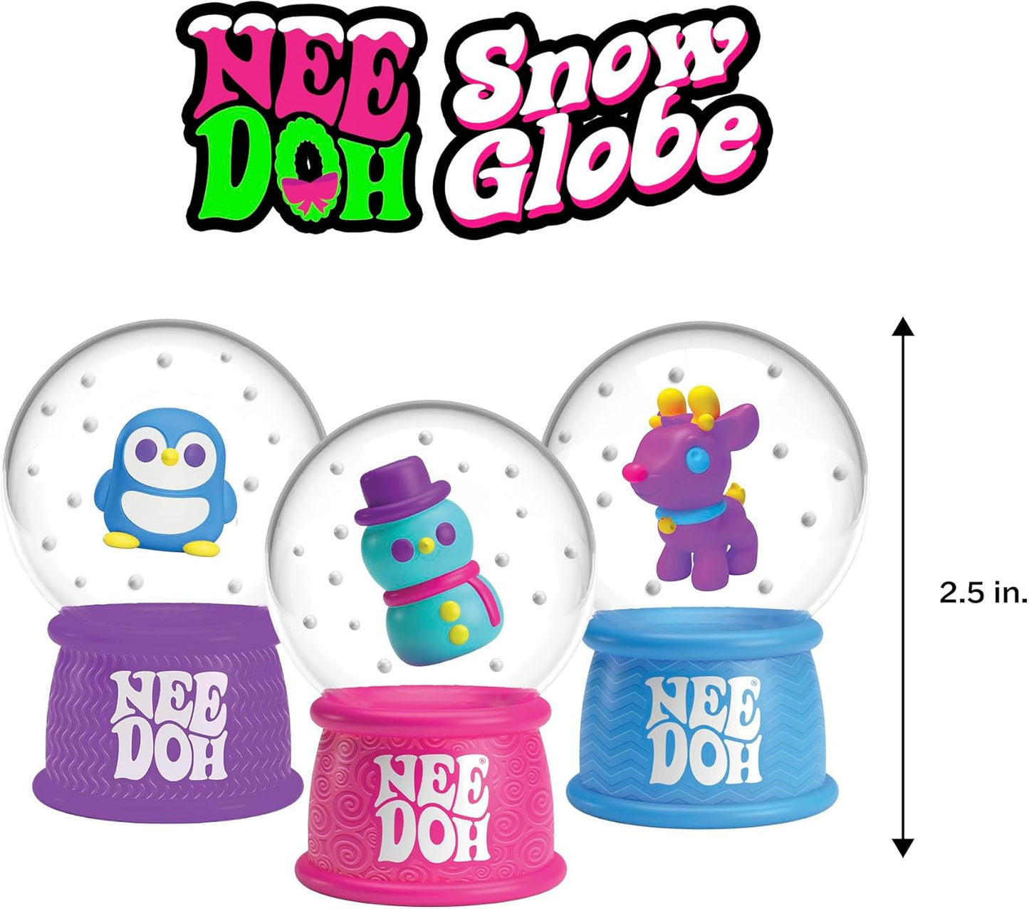 Needoh Squish Snow Globe