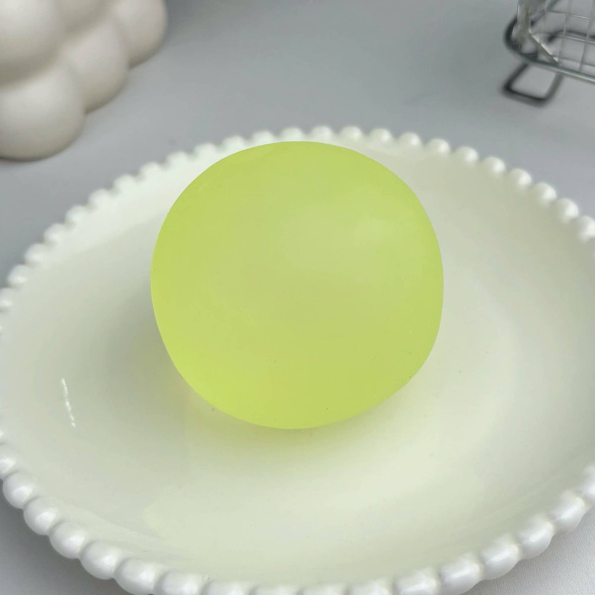 Moldable Frosted Coconut Oil–Style Squishy