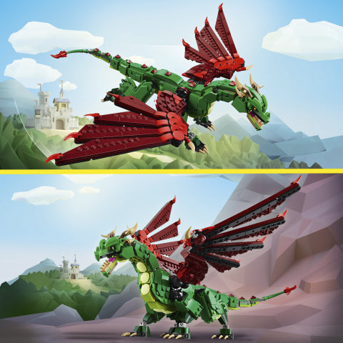 The LEGO® Creator 3-in-1 Medieval Dragon
