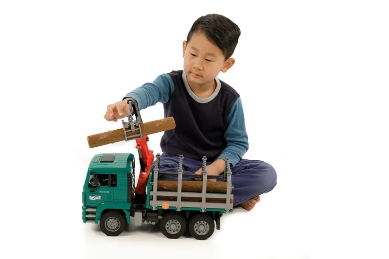 Bruder Man TImber Transport Truck