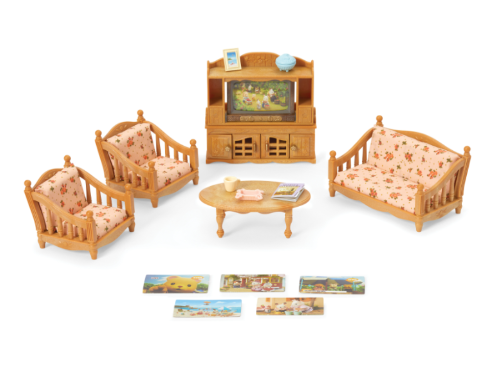 Calico Critters Comfy Living Room Set (BL)