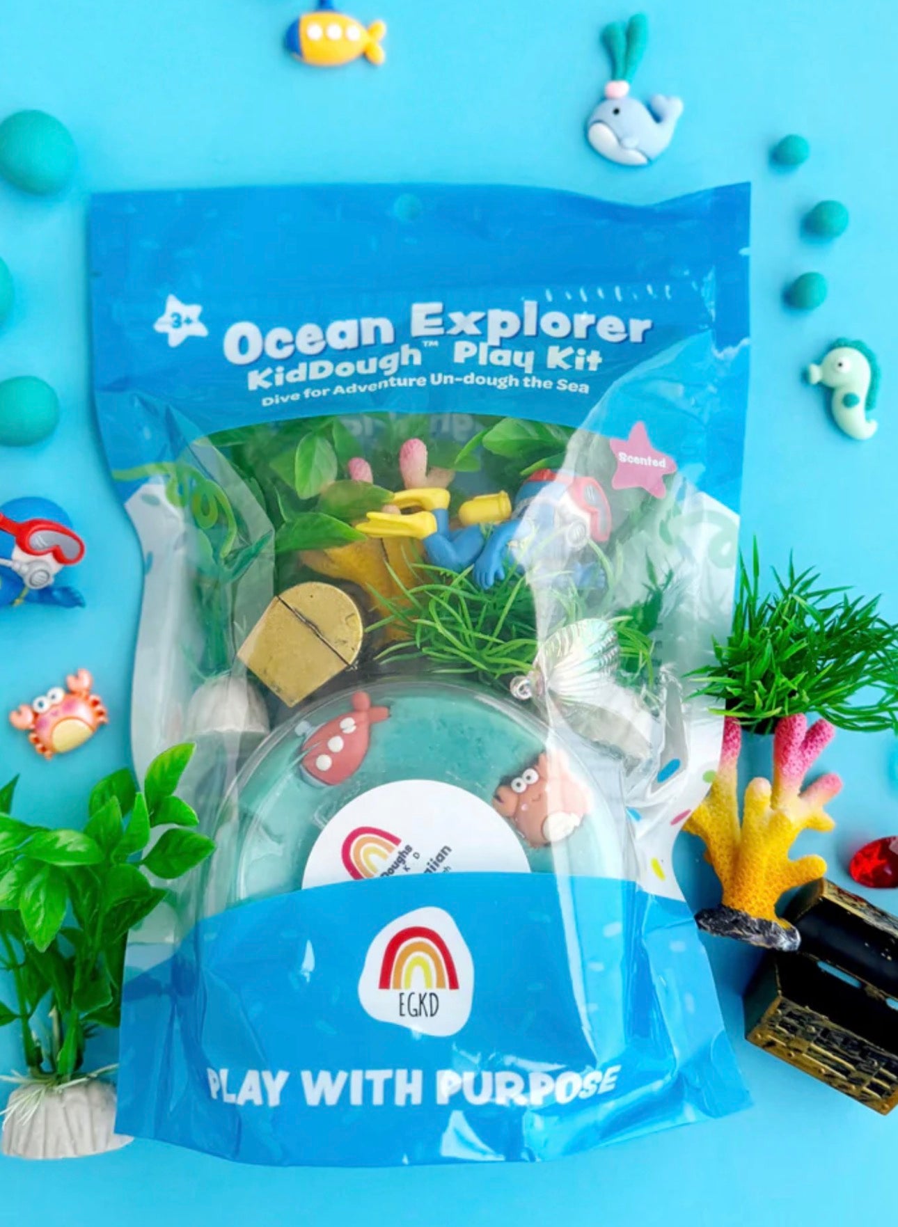 Ocean Kiddough Play Kit