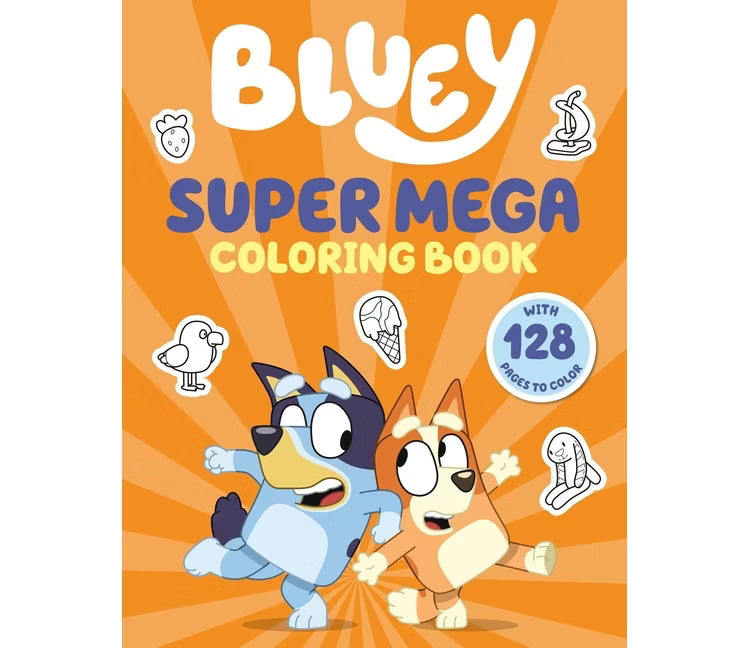 BLUEY SUPER MEGA COLORING BOOK