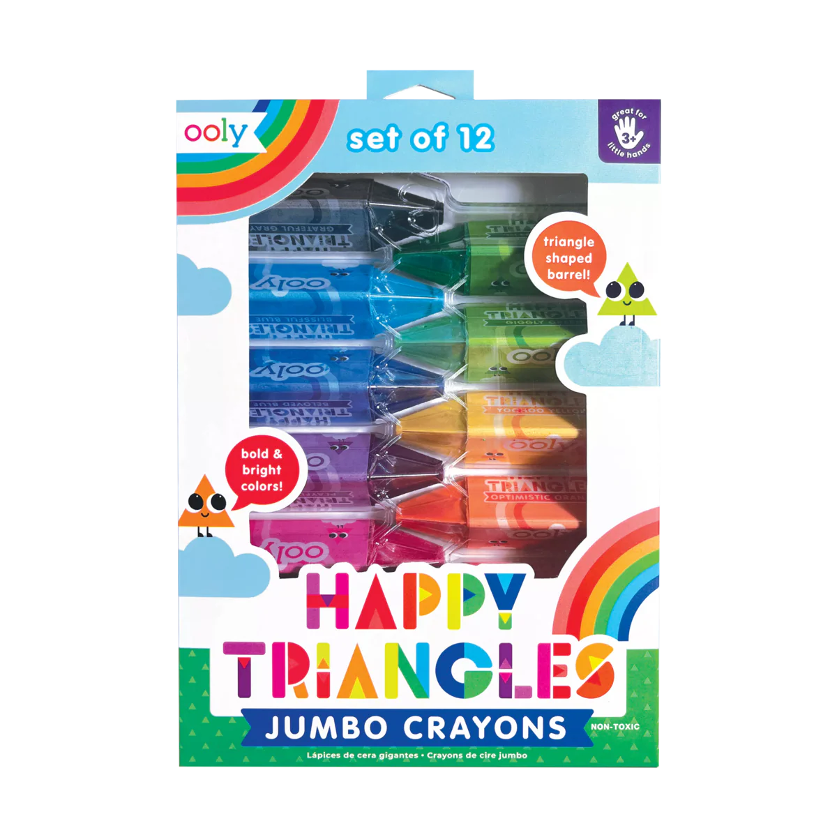 Triangles Jumbo Crayons