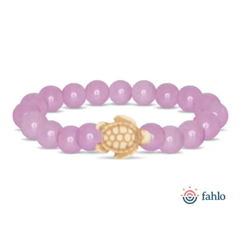 Fahlo lilac glow turtle bracelet