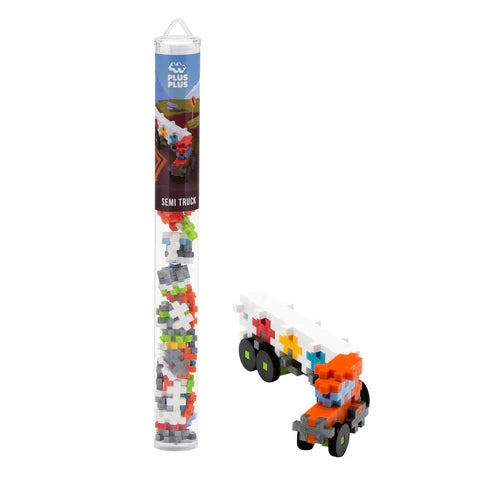 Plus-Plus Tube Semi Truck