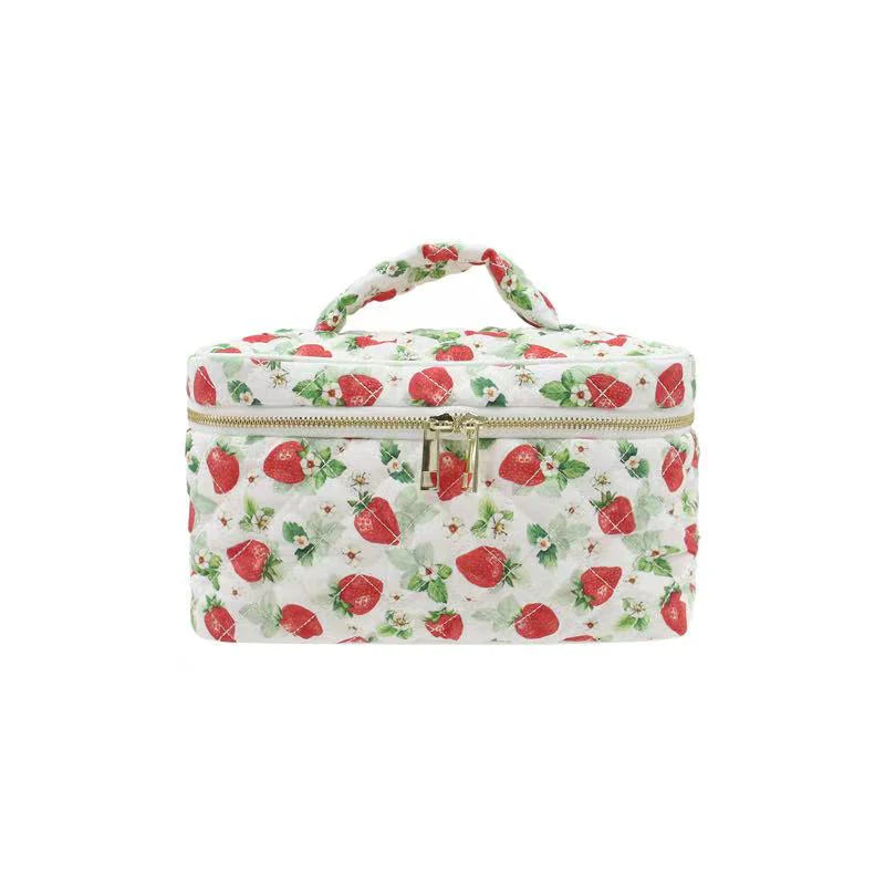strawberry vanity bag