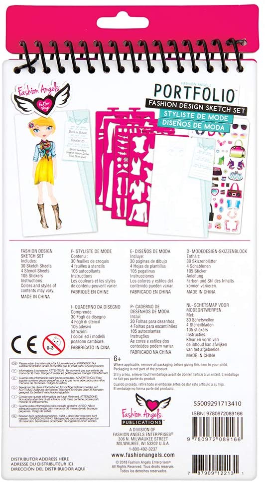 Fashion Design Sketch Set