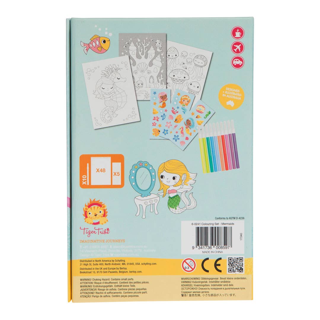 Mermaids Coloring Set - Tiger Tribe