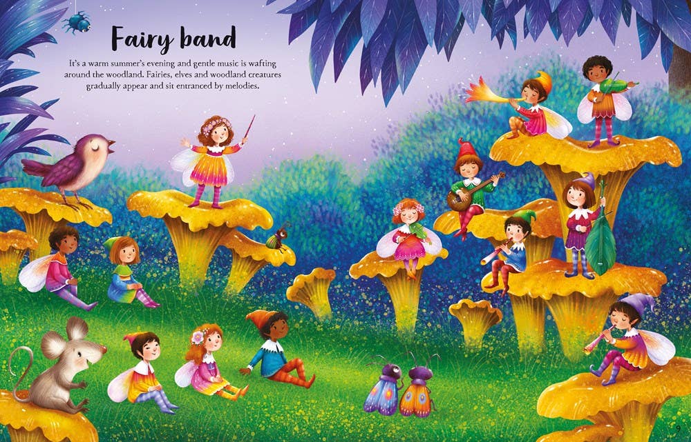 Fairies, Pixies and Elves Sticker Book : Usborne