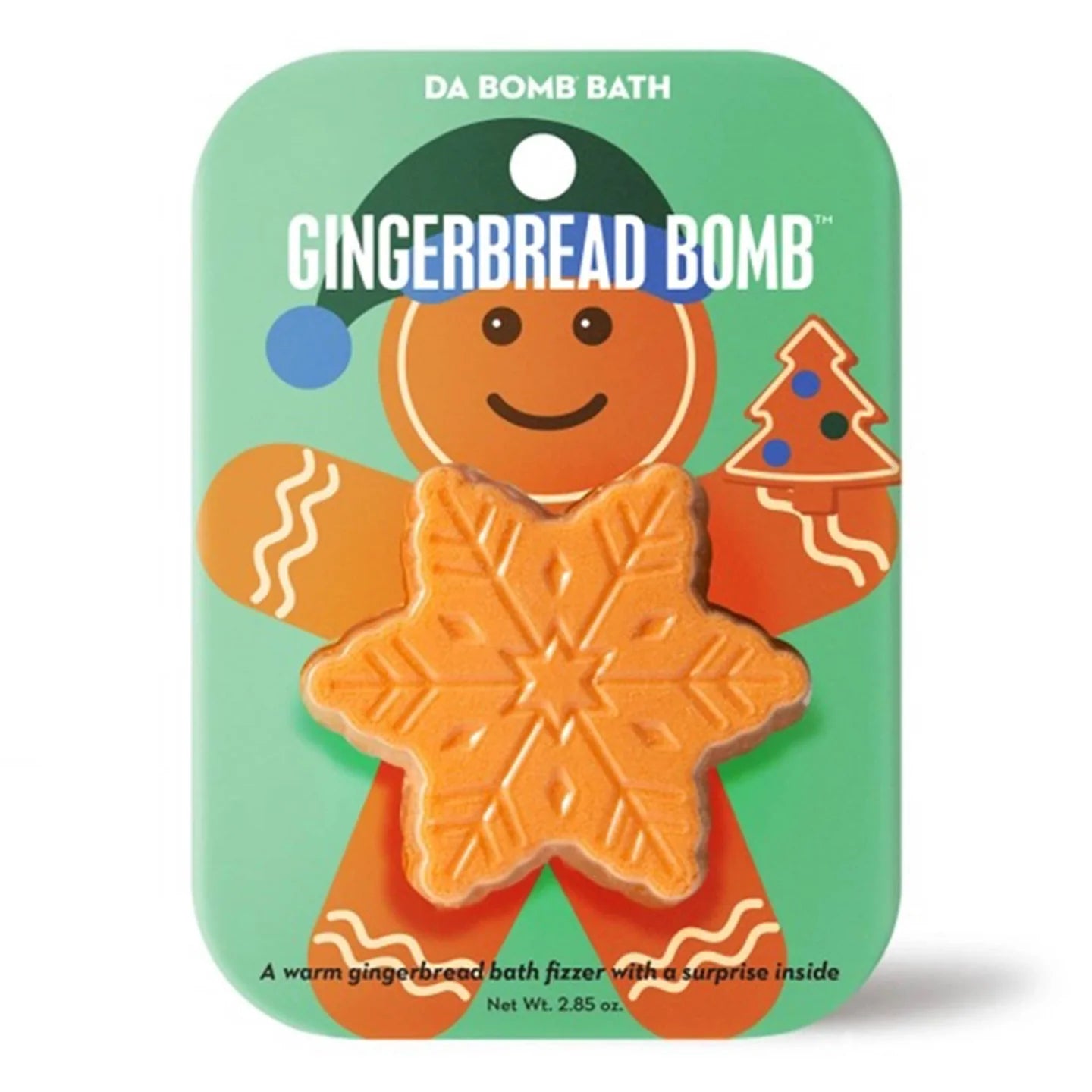 GINGERBREAD BATH BOMB SHAPED