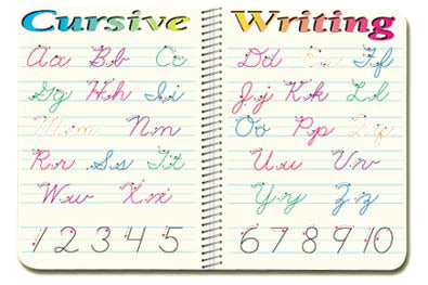Cursive Placemat