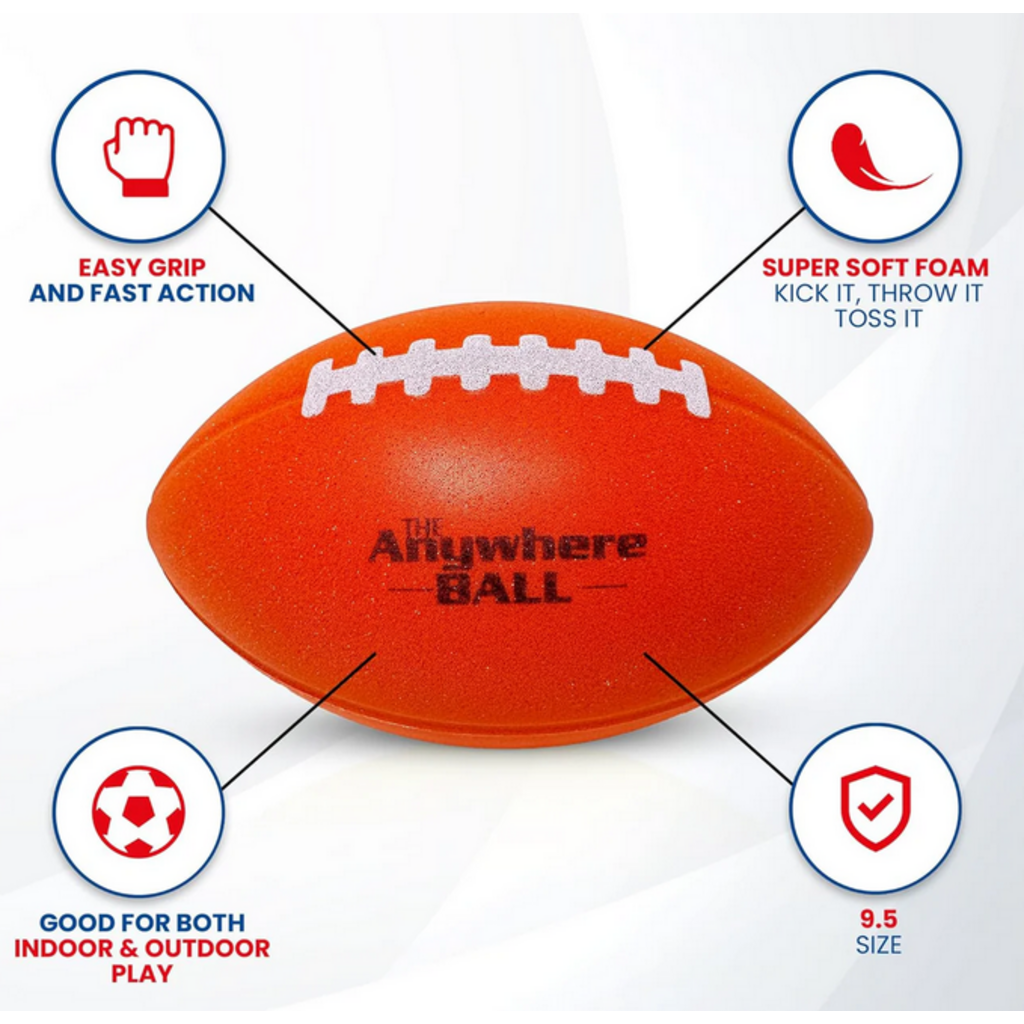 Anywhere Sports Silent 9.5 Football
