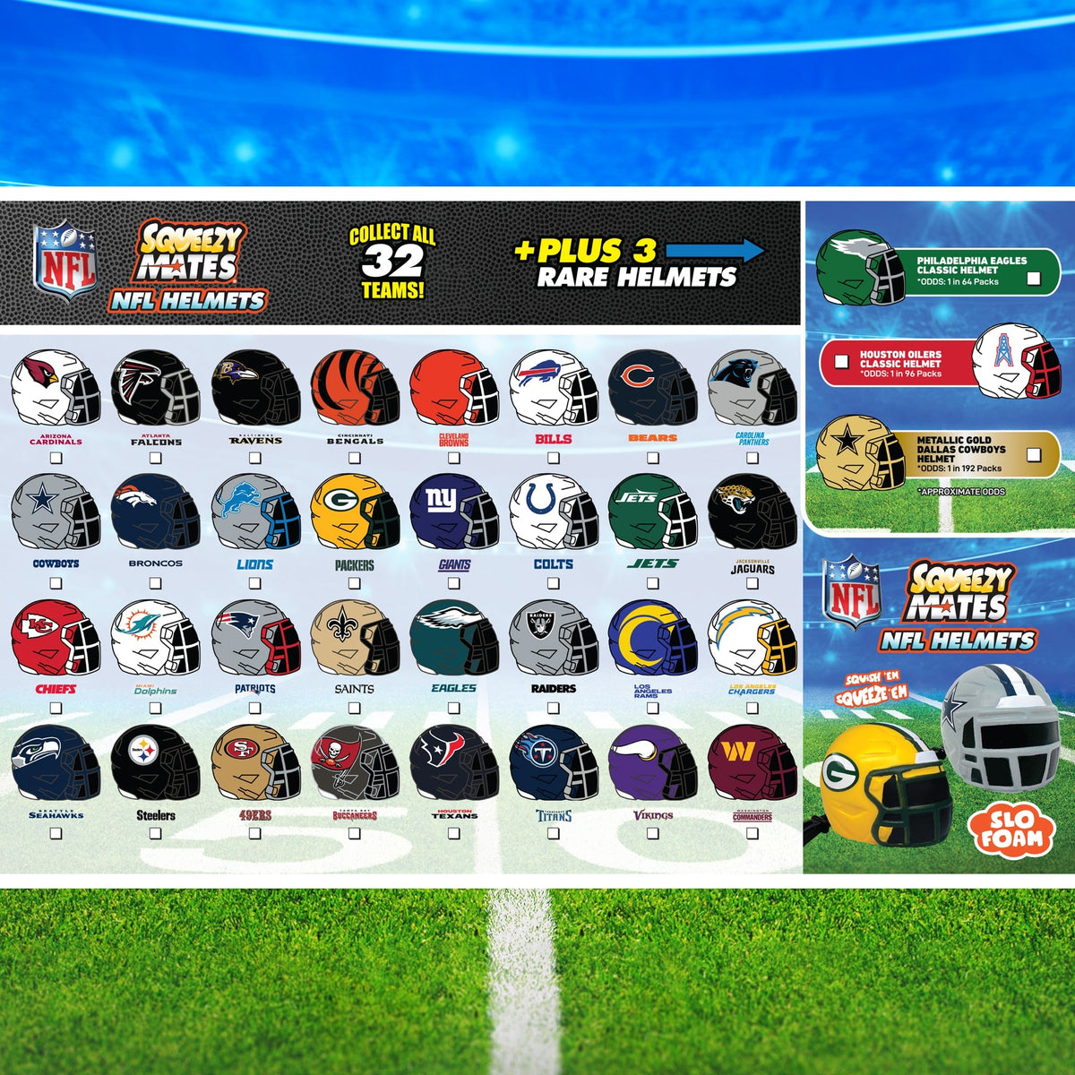 Nfl Squeezy Helmet