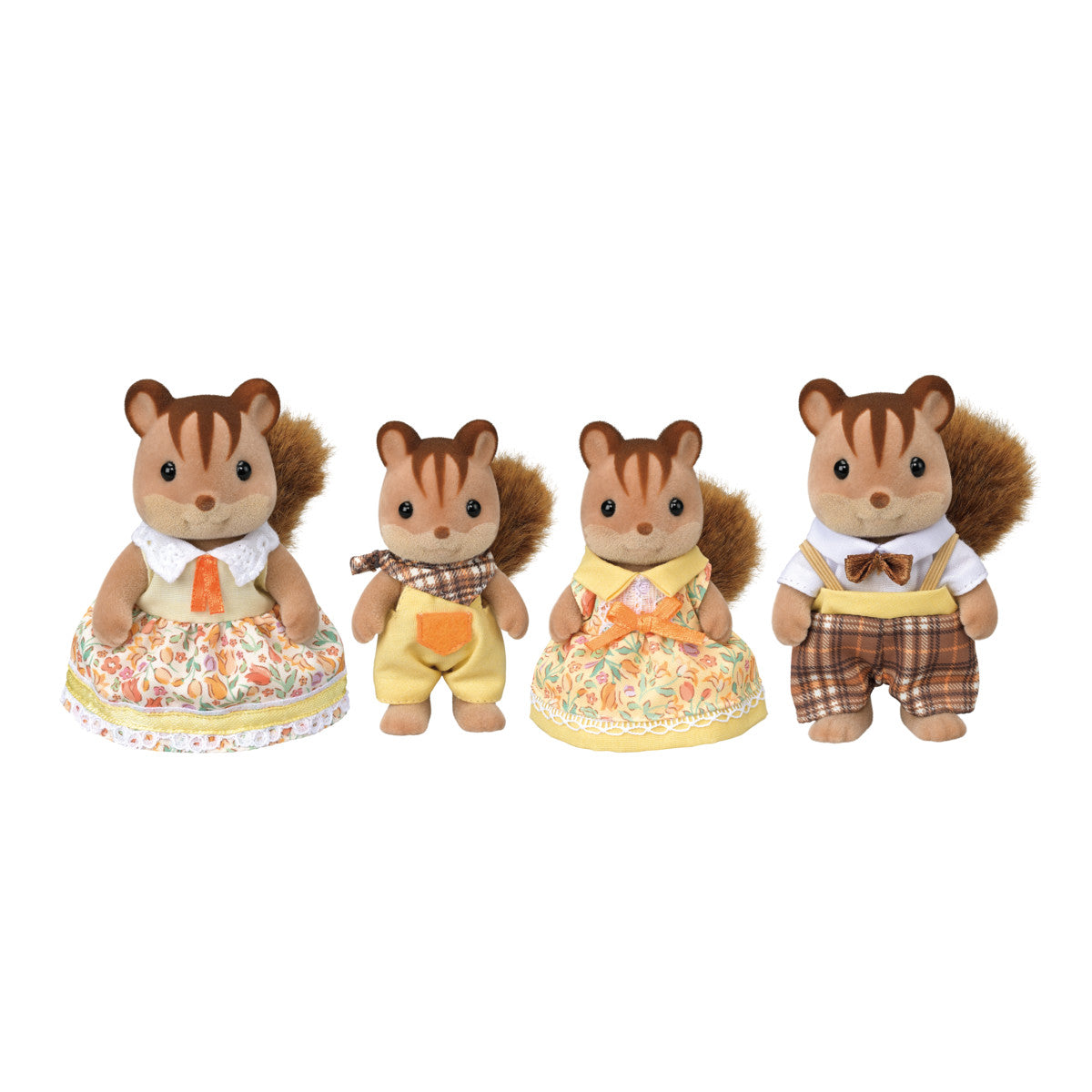 Calico Critters Walnut Squirrel Family (BL)
