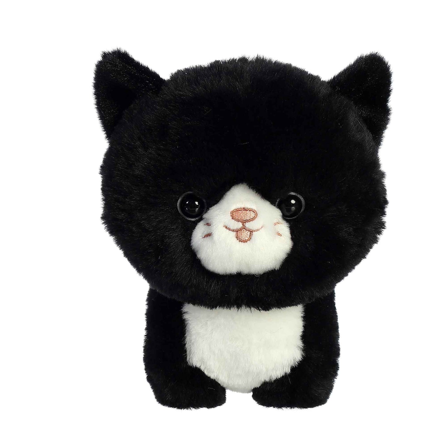7" PLUSH TUXEDO CAT