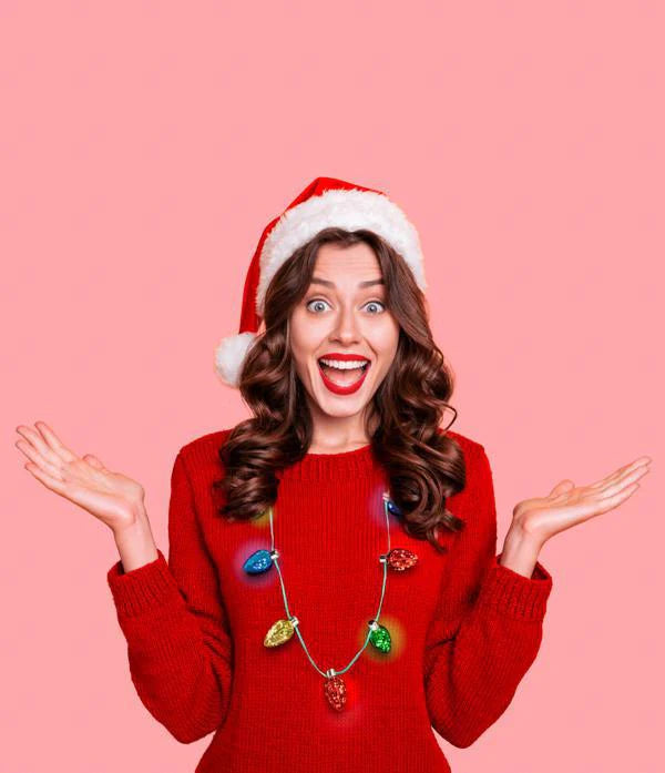 Holiday Bulb Necklace