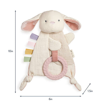 Bitzy Crinkle™ Sensory Toy with Teether: Bunny