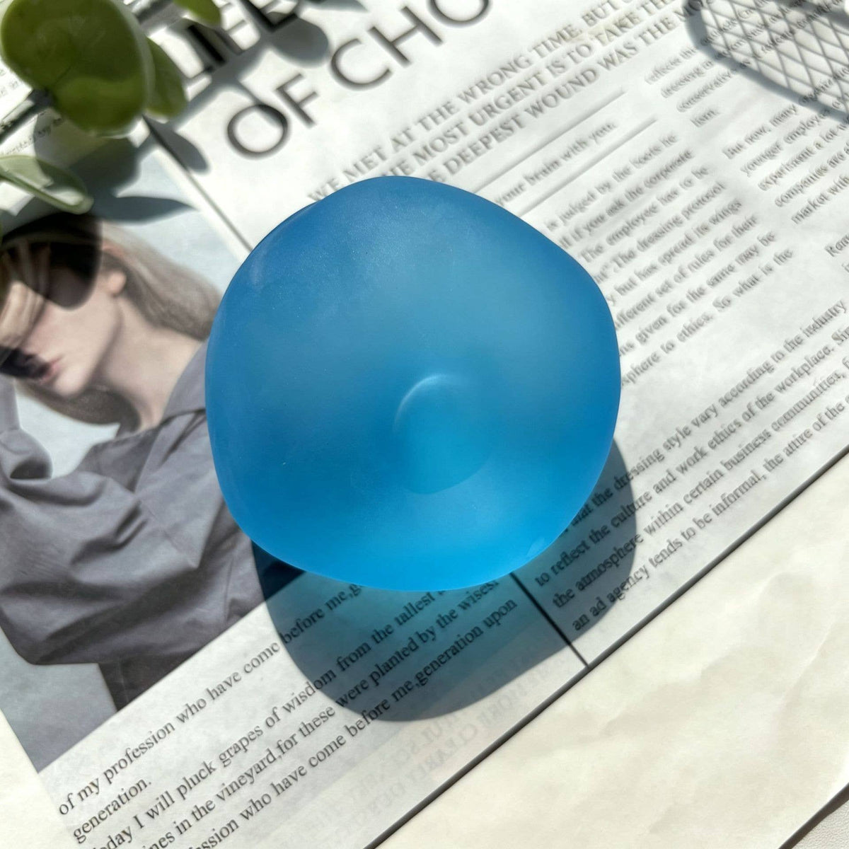 Moldable Frosted Coconut Oil–Style Squishy