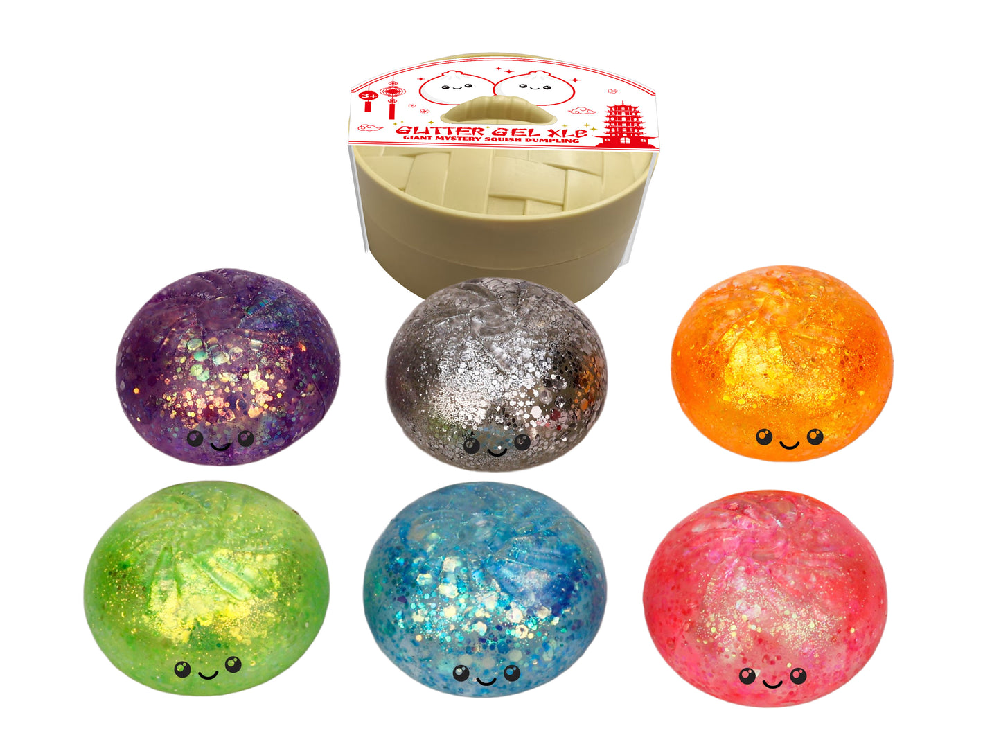 Jumbo Glitter Dumpling