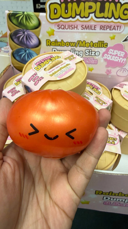 Pearl Metallic Mystery Dumpling Squishy Toy