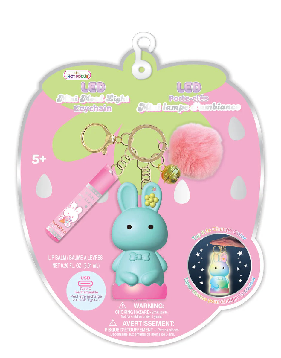 MINI MOOD LIGHT KEYCHAIN BUNNY