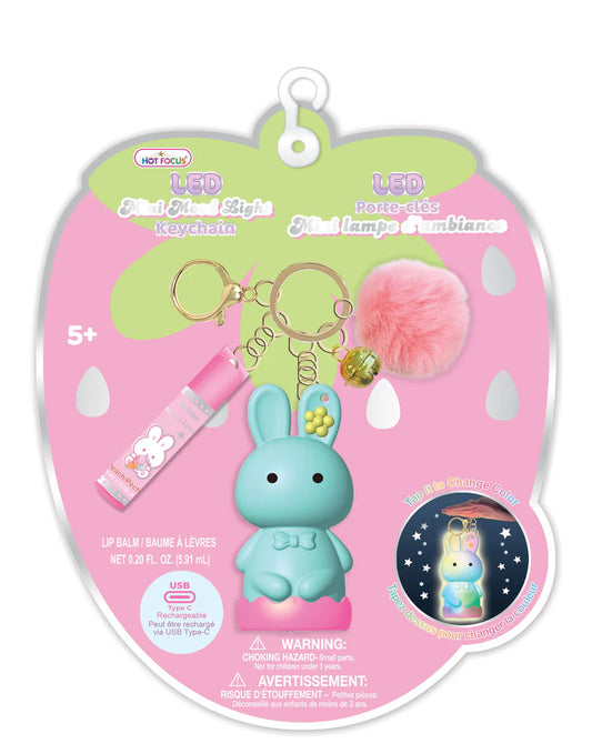 MINI MOOD LIGHT KEYCHAIN BUNNY