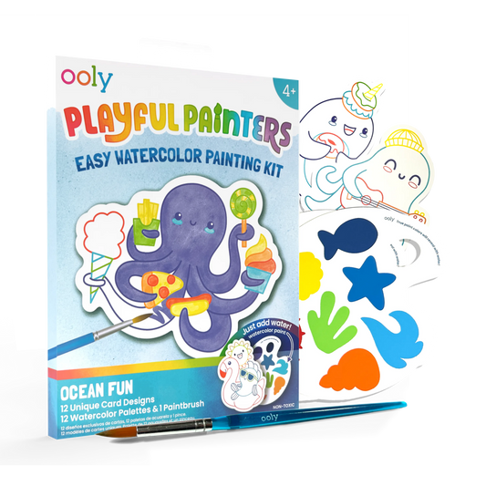 OCEAN PALS WATERCOLOR PAINTING KIT