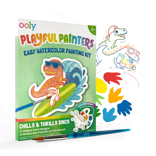 DINO EASY WATERCOLOR PAINTING KIT