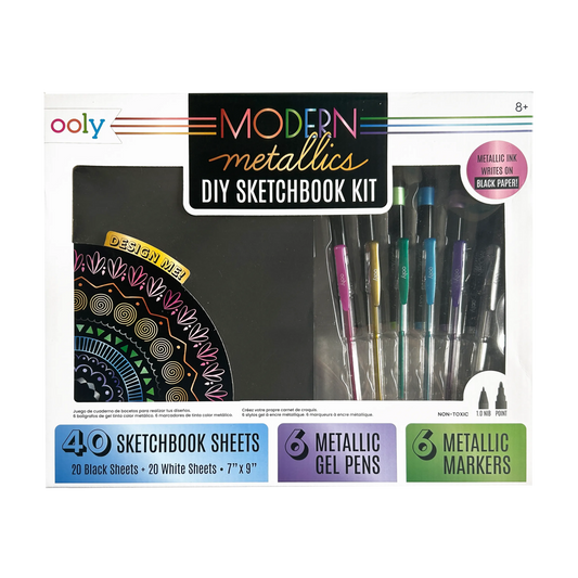 MODERN METALLICS DIY SKETCHBOOK KIT