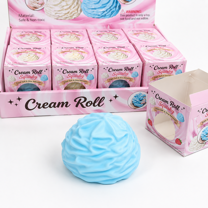 Cream Roll Vaseline Squishy – Assorted Colors