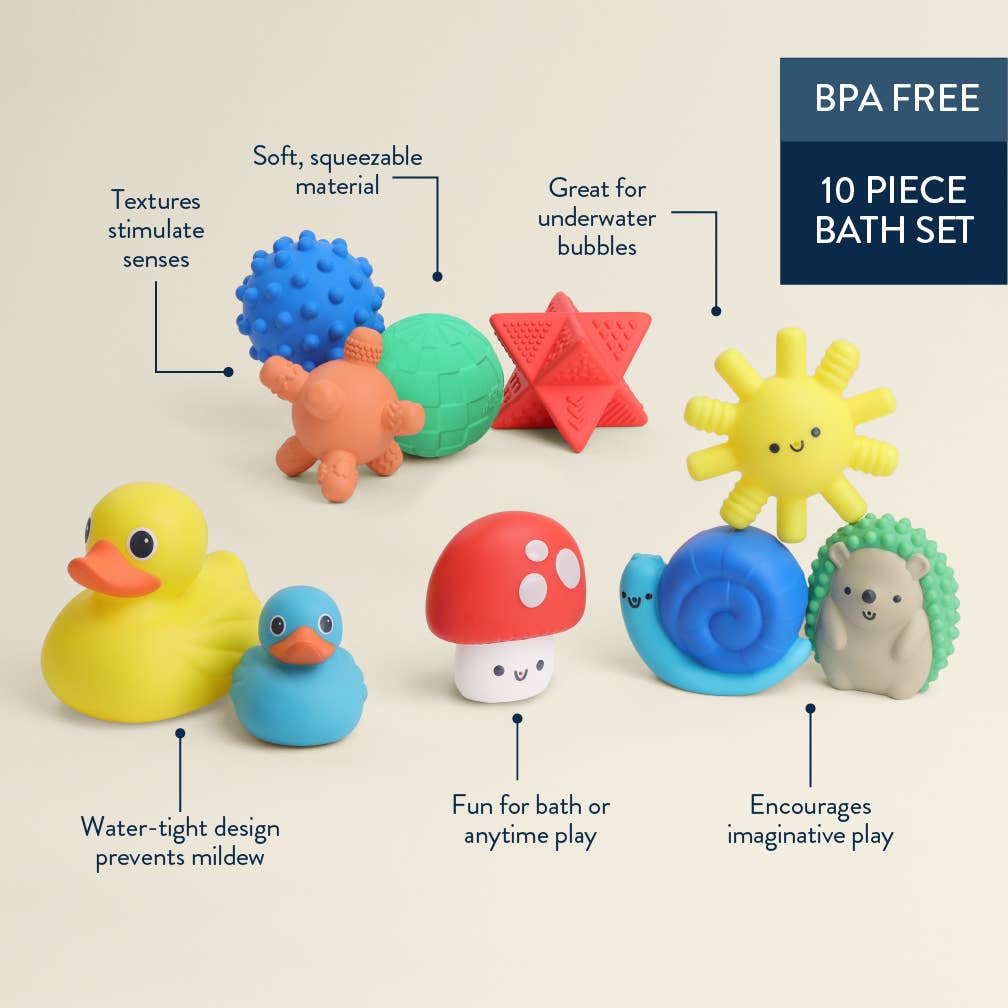 Itzy Splash Gift Set: Bath + Water Toy