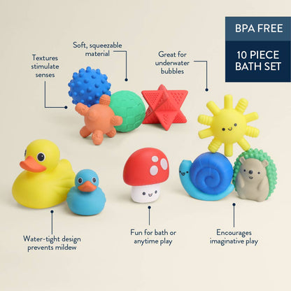 Itzy Splash Gift Set: Bath + Water Toy