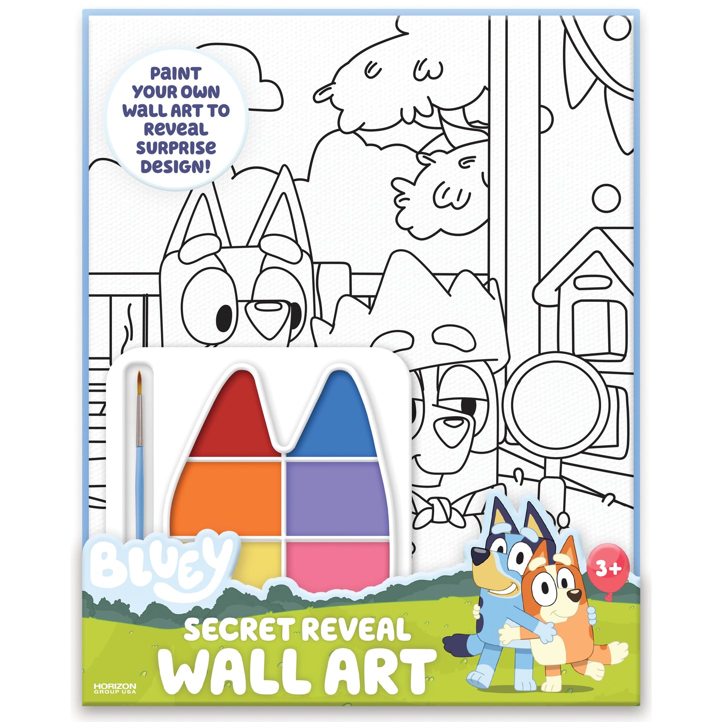 Bluey Reveal Wall Art