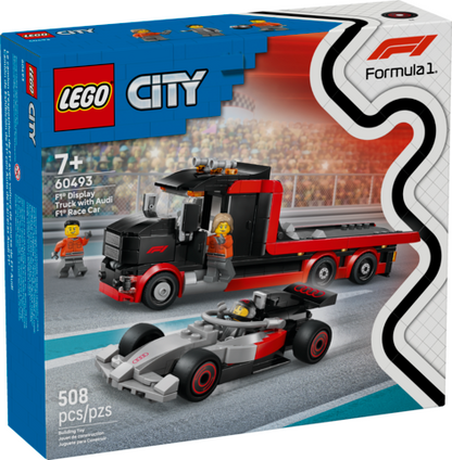 LEGO F1 Display Truck with Audi F1 Race Car