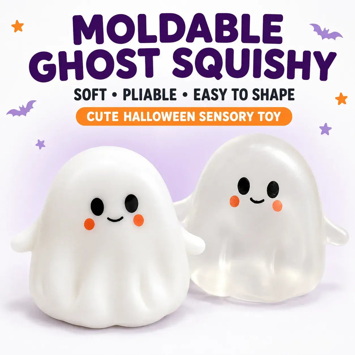 Moldable Halloween Ghost Squishy
