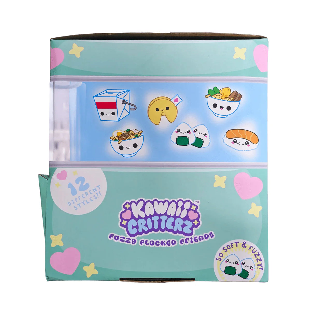 KAWAII CRITTERZ FLOCKED BLIND SUSHI & RAMEN
