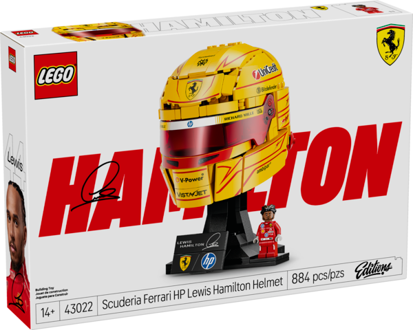 LEGO Editions Scuderia Ferrari HP Lewis Hamilton Helmet