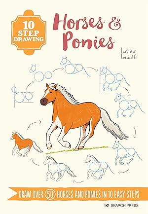 10 Steps Drawing Horses