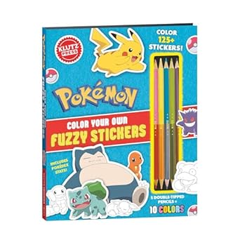 Pokemon Color Fuzzy Stick