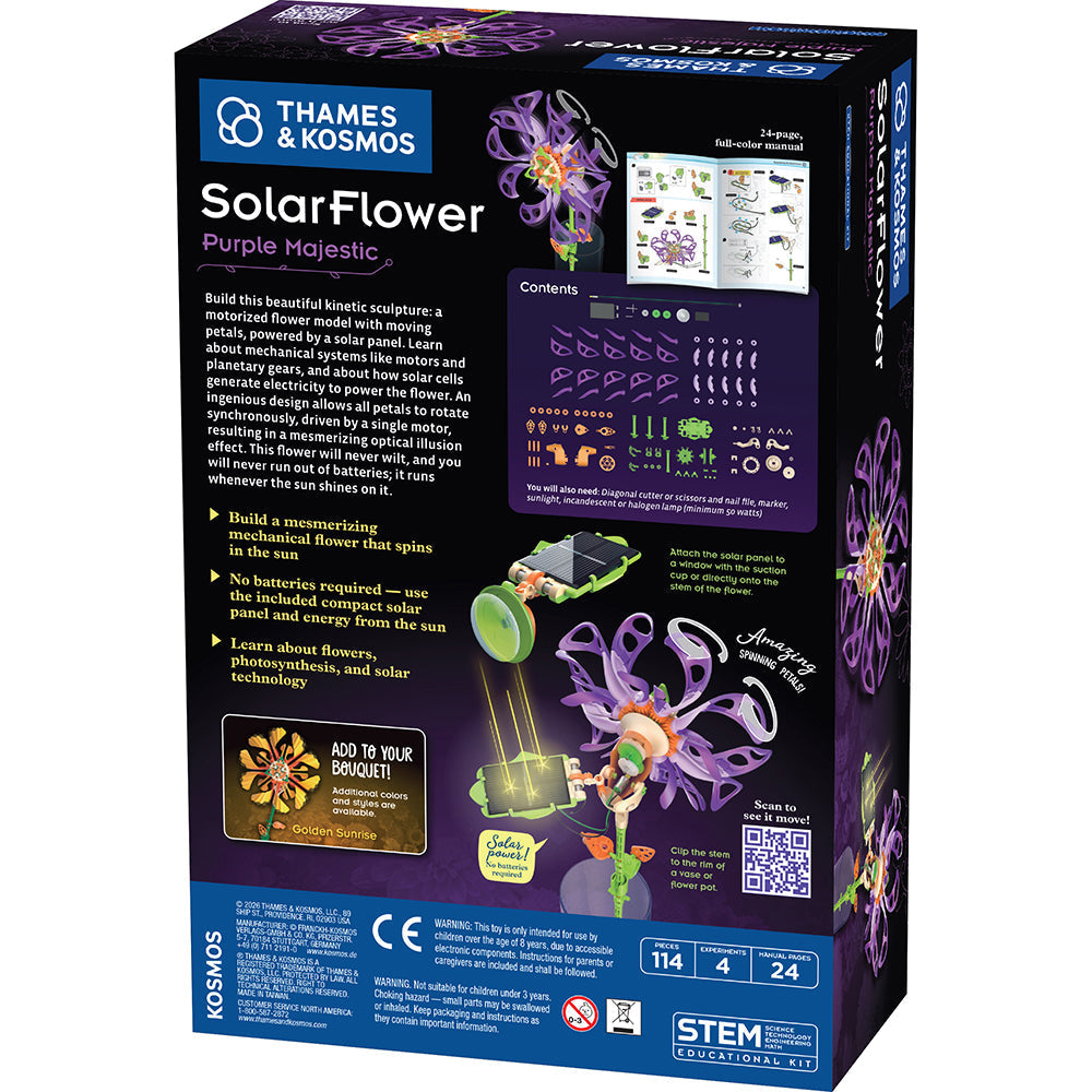 SolarFlower- Purple Majestic