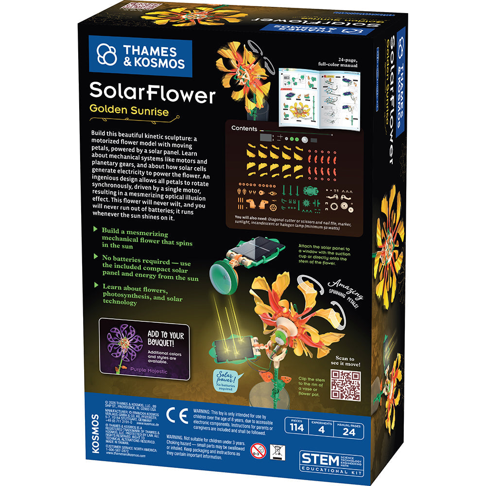 SolarFlower- Golden Sunrise