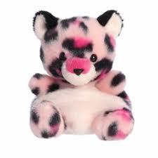 5" REGINA PINK LEAPARD PALM PALS