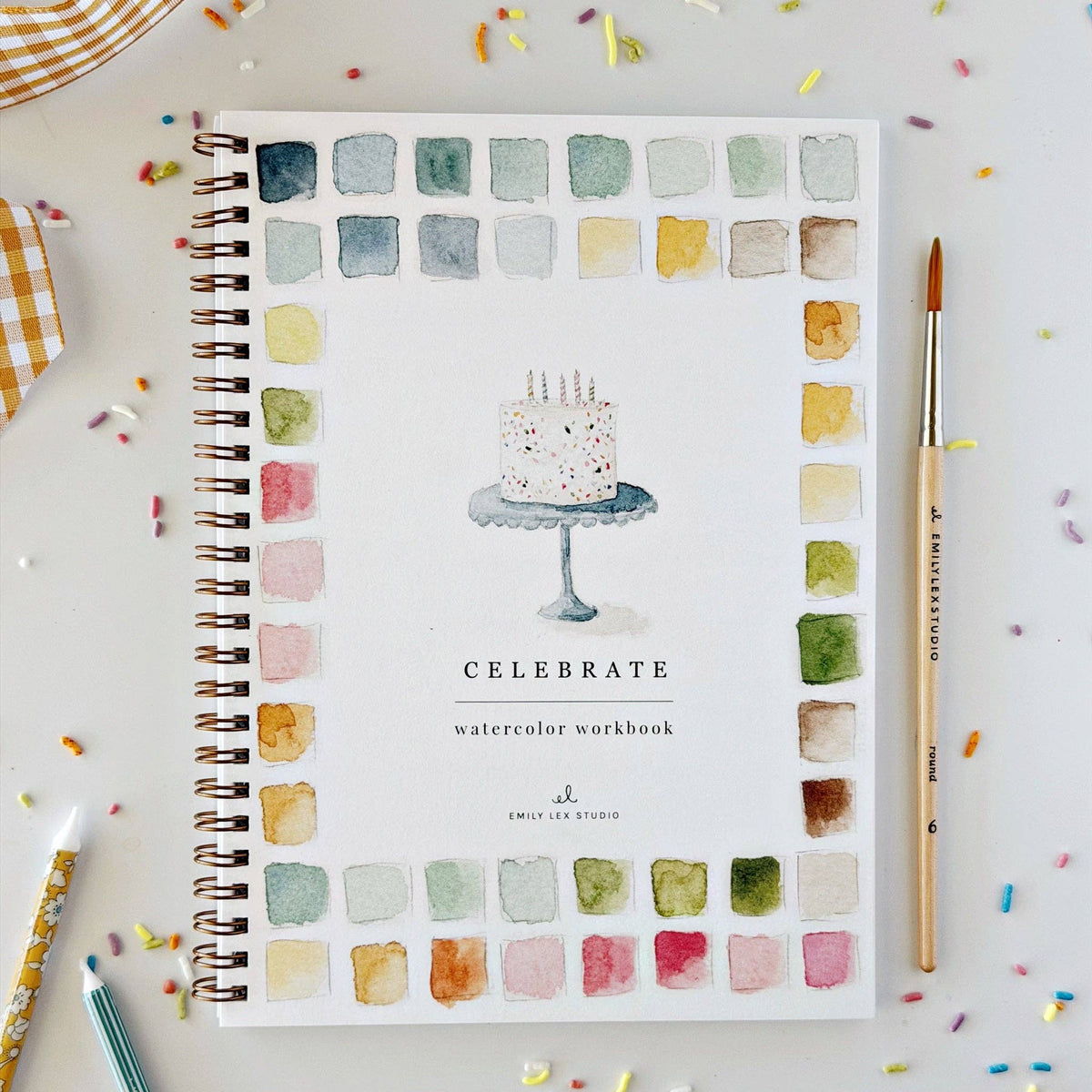 Celebrate Watercolor Workbook (Emily Lux)
